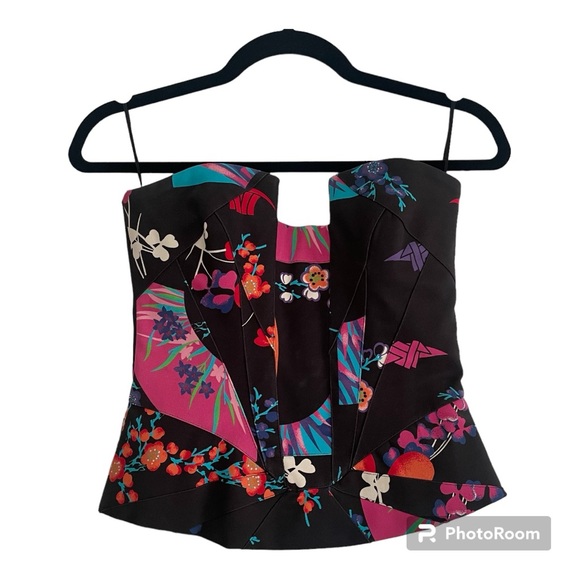 Versace x H&M Silk Corset Top - Picture 10 of 12